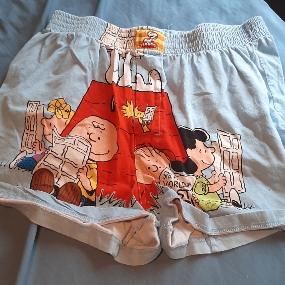 Blue cartoon boxers pJs